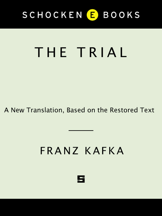 The Trial: A New Translation Based on the Restored Text ebook cover