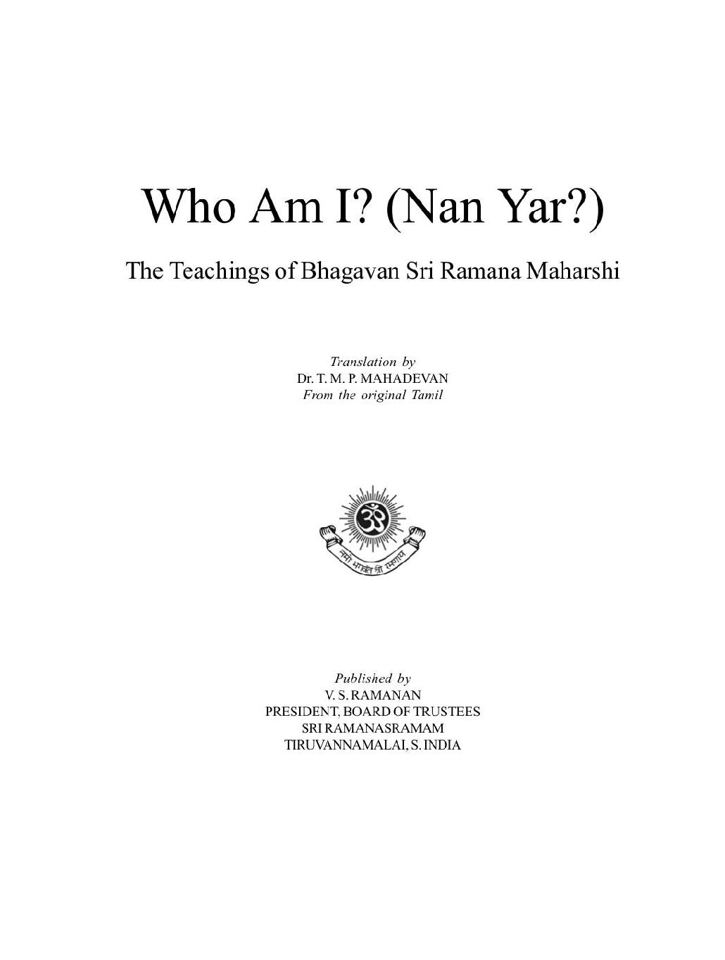 Who am I ebook cover