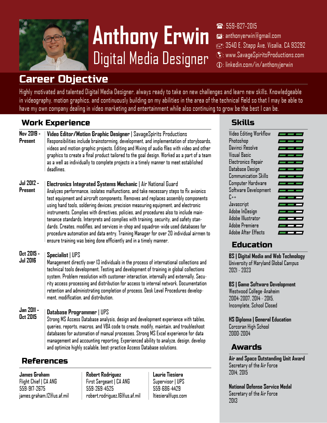 Interactive Resume ebook cover