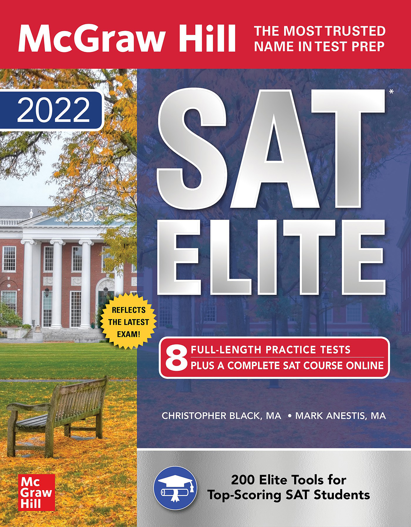 McGraw-Hill Education SAT Elite 2022 ebook cover