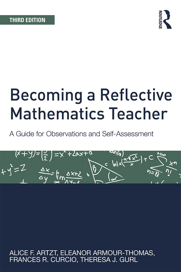 Becoming a Reflective Mathematics Teacher. ebook cover