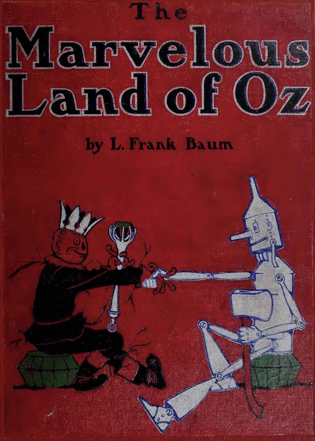 The Marvelous Land of Oz ebook cover