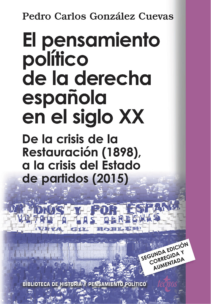 El pensamiento pol&Atilde;&shy;tico de la derecha espa&Atilde;&plusmn;ola en el siglo XX ebook cover