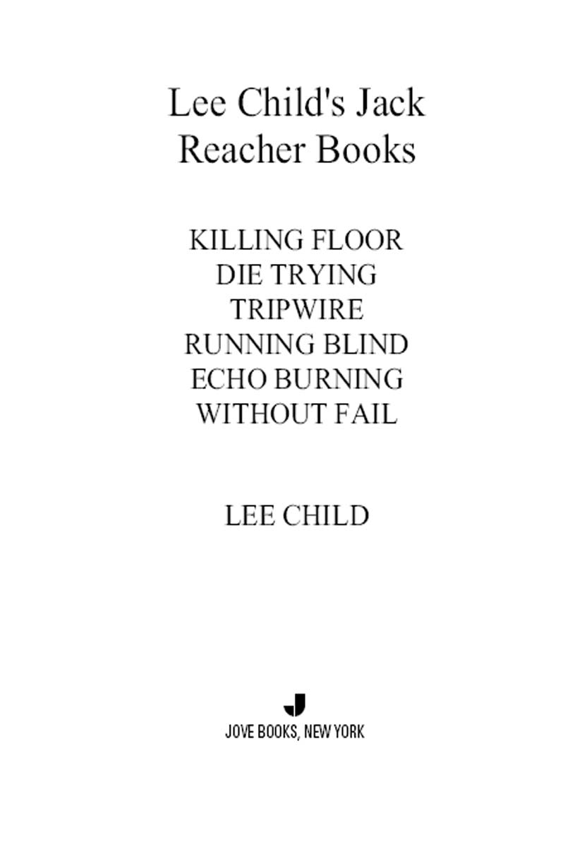 Lee Child's Jack Reacher Books 1-6 ebook cover