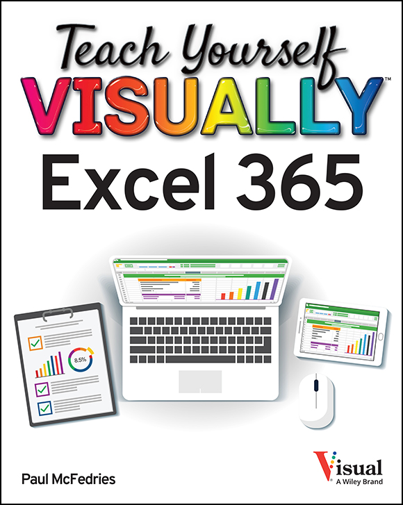 Teach Yourself VISUALLY Excel 365 ebook cover