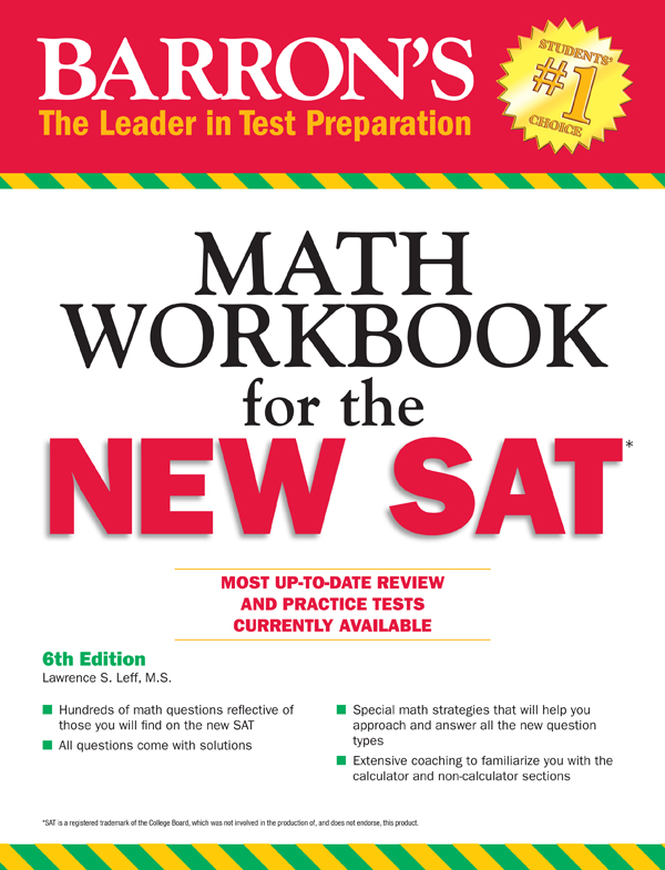 Barron's SAT Math Workbook ebook cover
