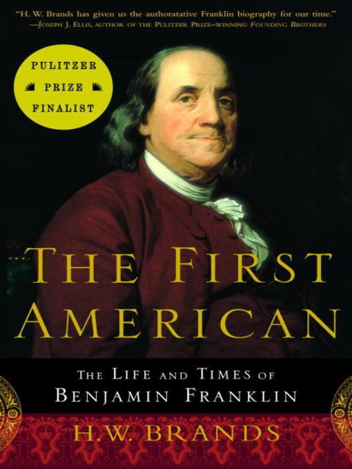 The First American: The Life and Times of Benjamin Franklin ebook cover