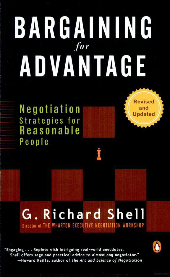 Bargaining for Advantage ebook cover