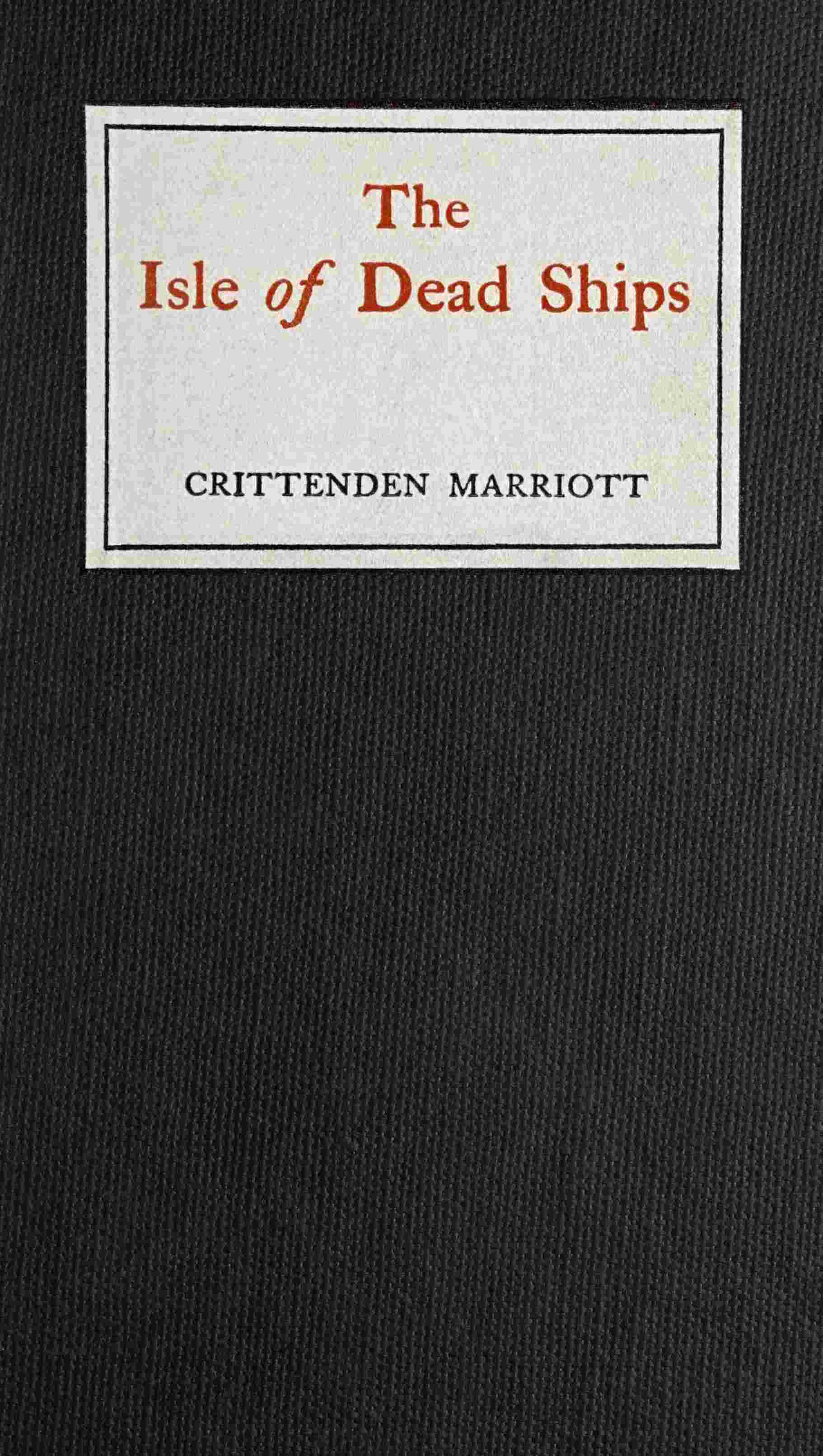 The isle of dead ships ebook cover