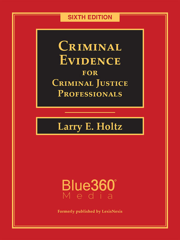 Criminal Evidence for Criminal Justice Professionals ebook cover