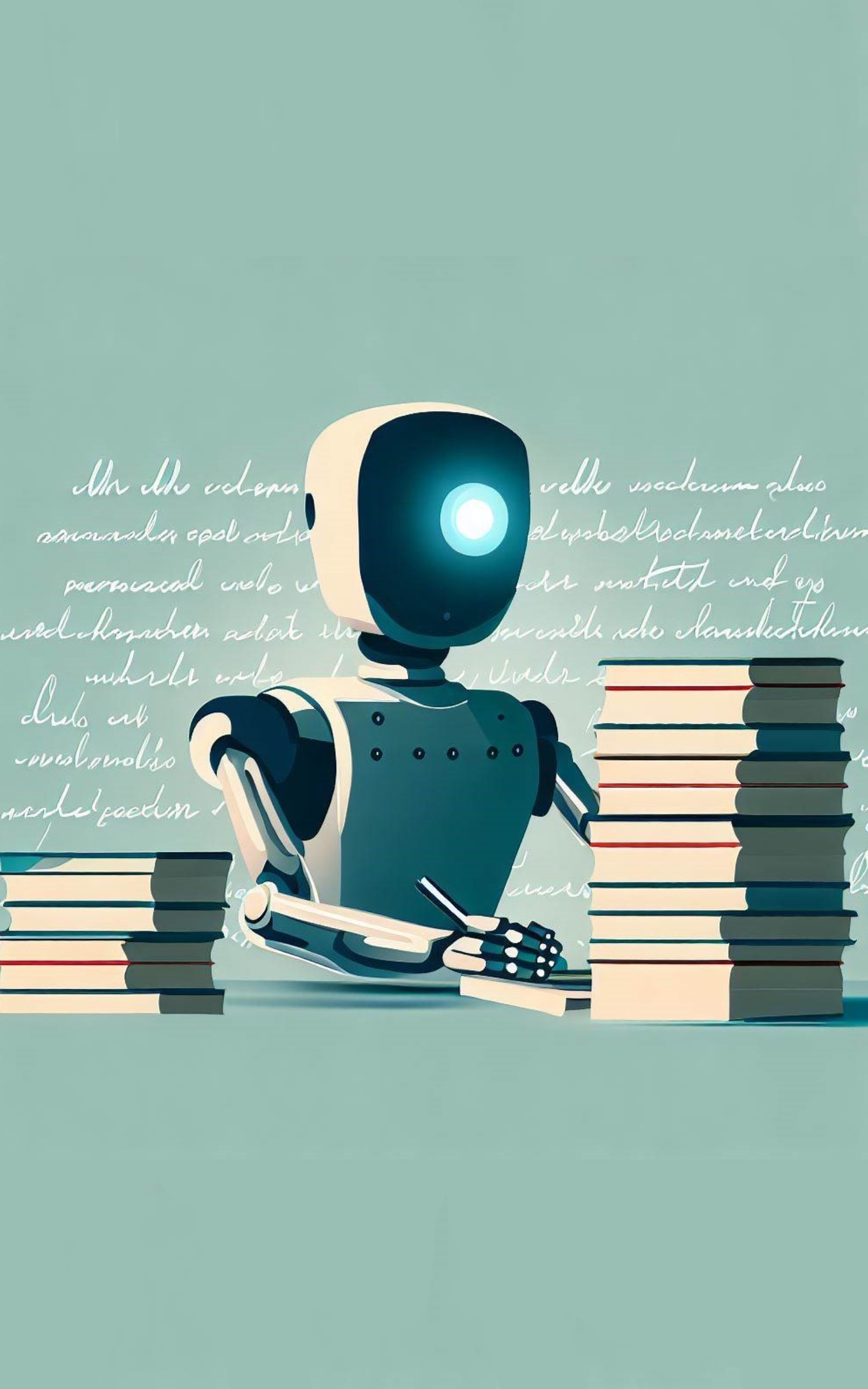 L'IA tra le Righe: L'Editoria Digitale alla Sfida dell'Intelligenza Artificiale ebook cover
