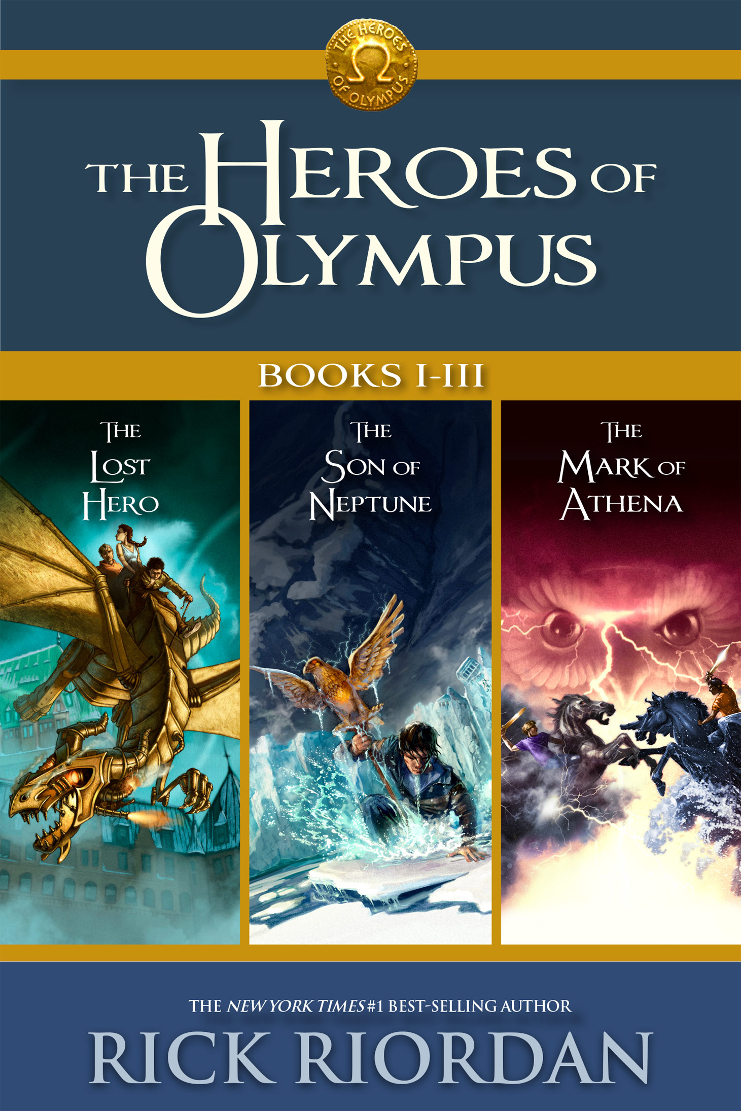 The Heroes of Olympus, Books I-III ebook cover
