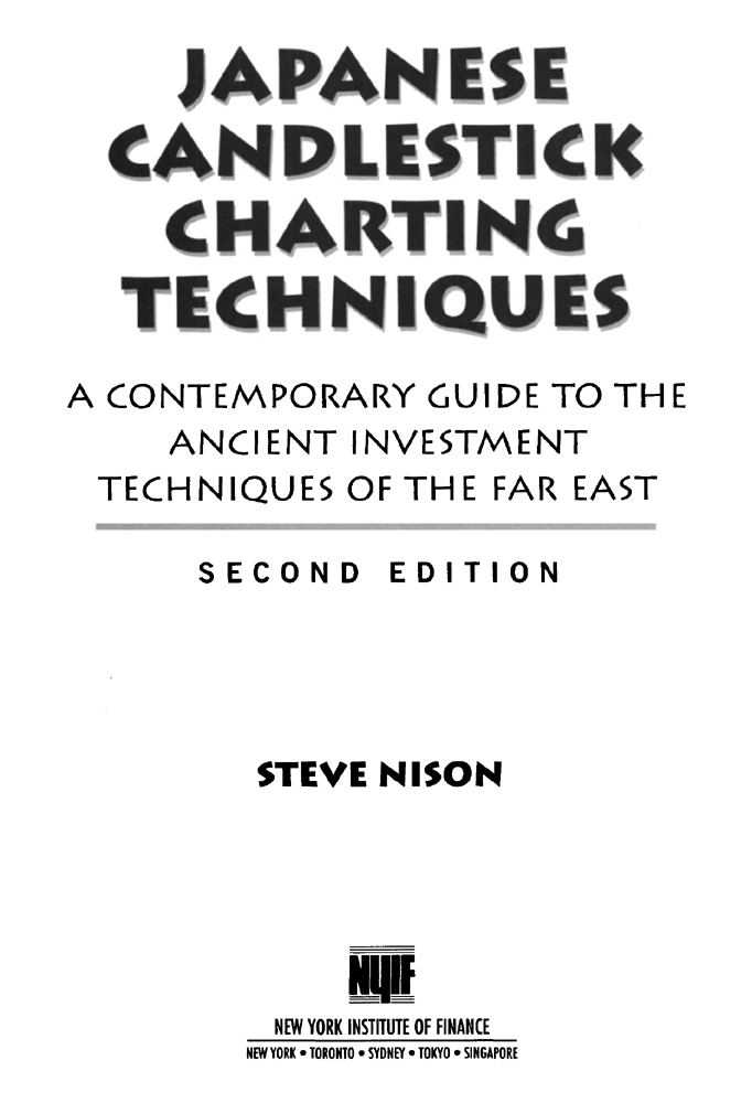 Japanese Candlestick Charting ebook cover