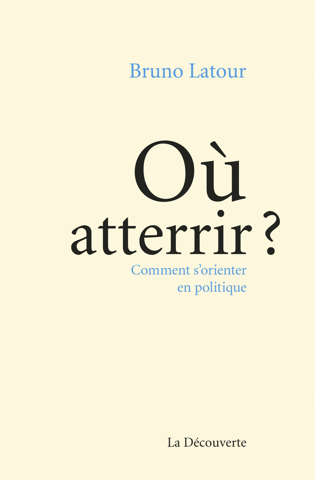 O&Atilde;&sup1; atterrir ? ebook cover