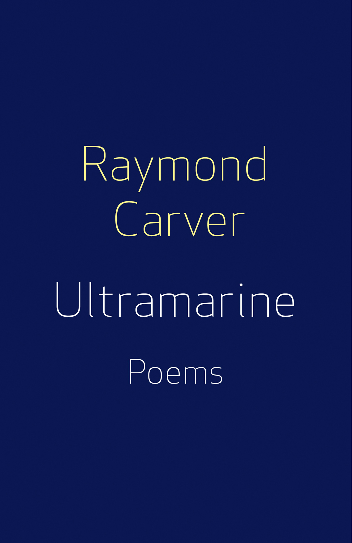 Ultramarine ebook cover