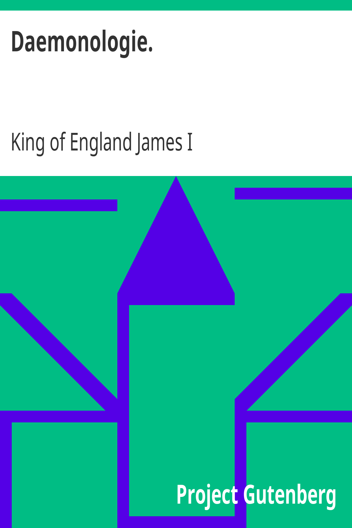 Daemonologie. ebook cover