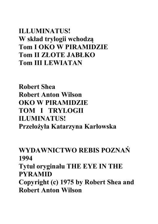 Oko w piramidzie ebook cover