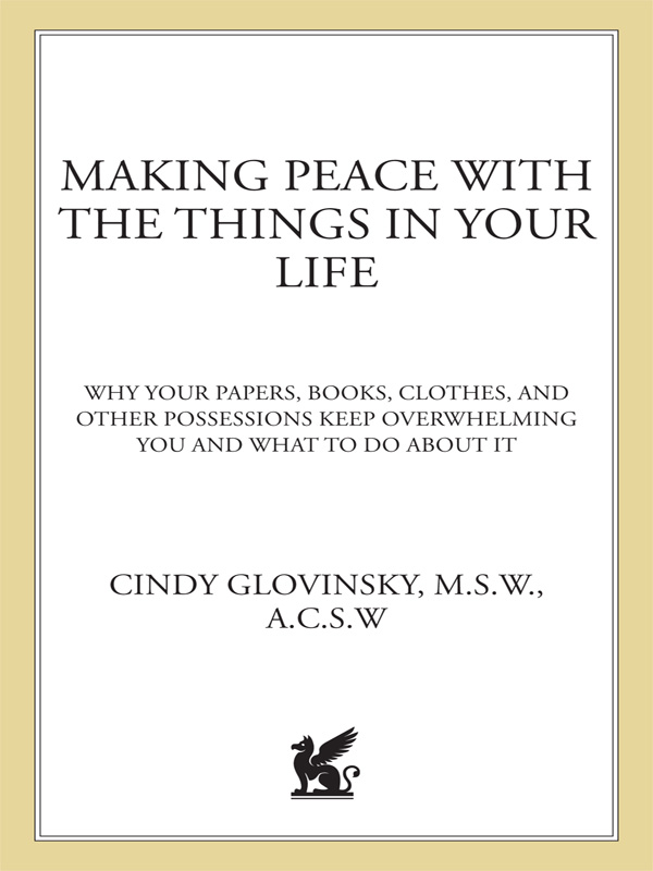 Making Peace with the Things in Your Life ebook cover