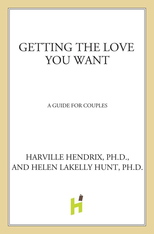 Getting the Love You Want, 20th An. Ed. ebook cover