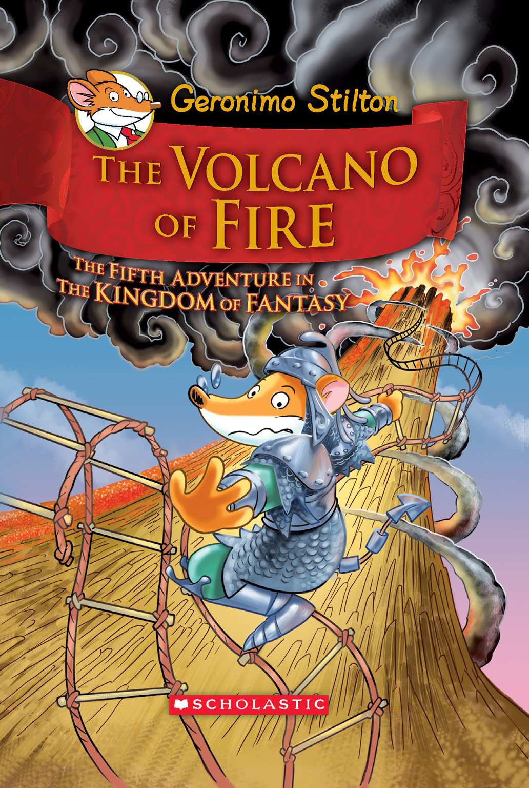 Geronimo Stilton and the Kingdom of Fantasy #5: The Volcano of Fire ebook cover