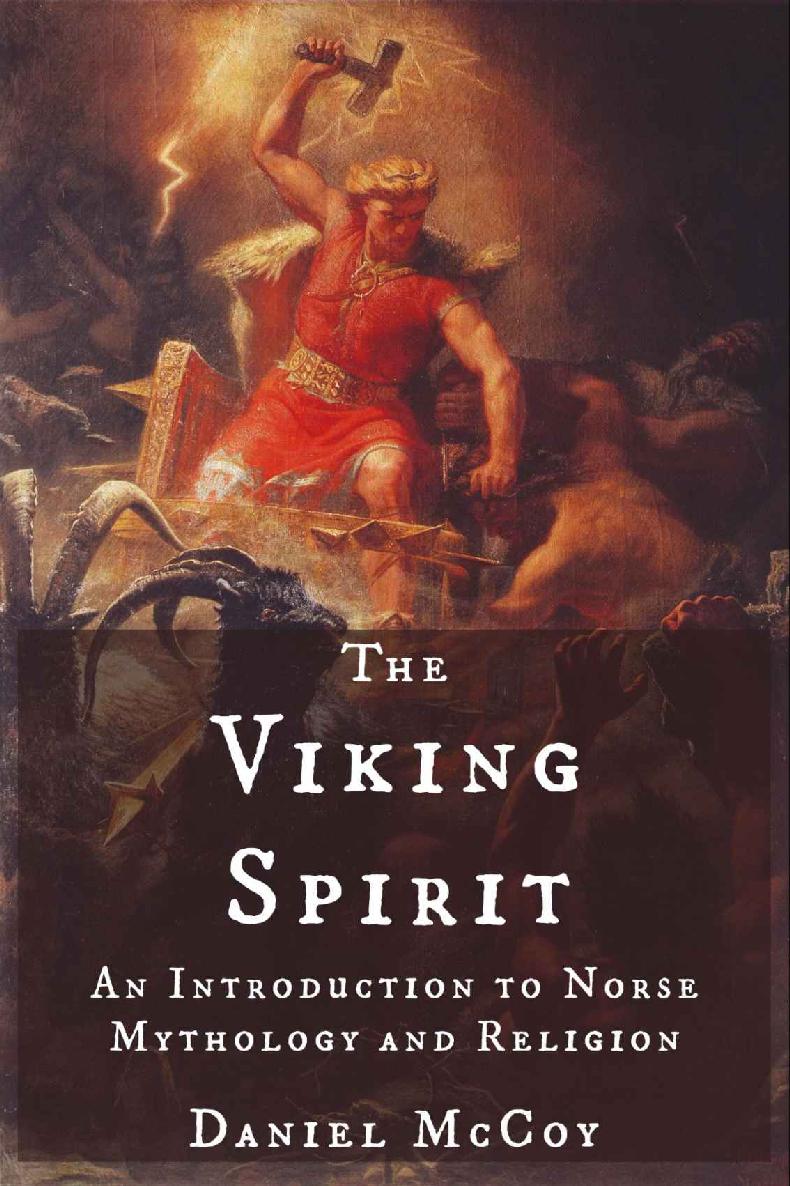 The Viking Spirit: An Introduction to Norse Mythology and Religion ebook cover