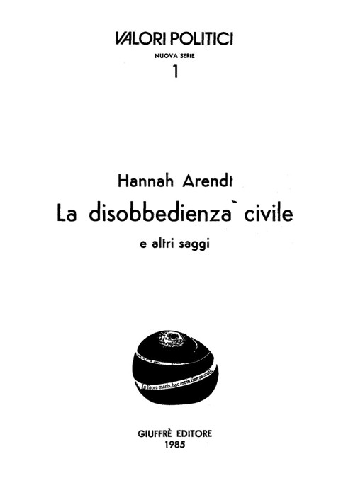 La disobbedienza civile e altri saggi ebook cover