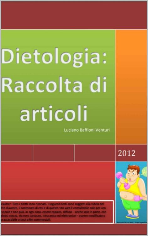 Dietologia (Italian Edition) ebook cover