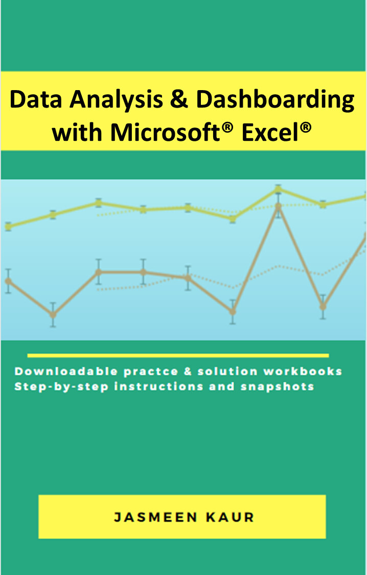 Data Analysis & Dashboarding with Microsoft Excel ebook cover