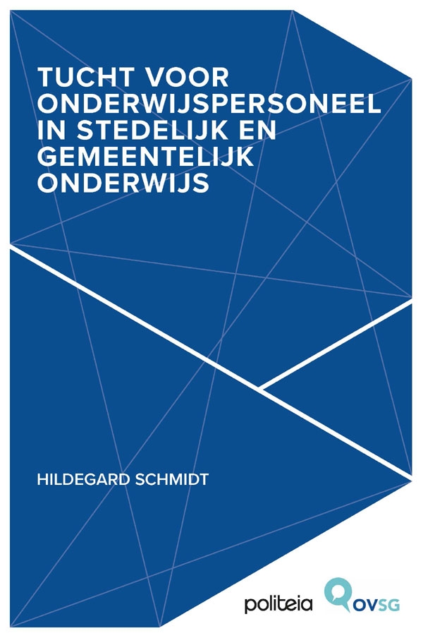Tucht voor onderwijspersoneel in stedelijk en gemeentelijk onderwijs ebook cover