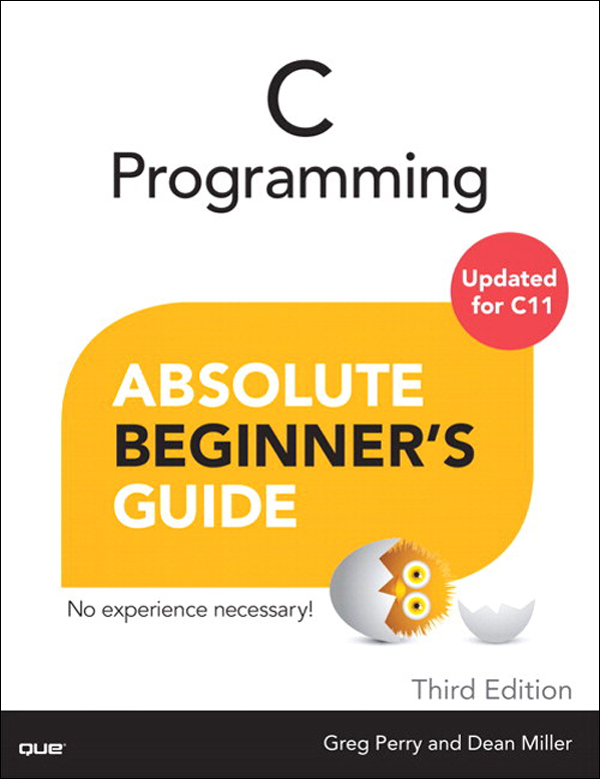 C Programming Absolute Beginner's Guide ebook cover