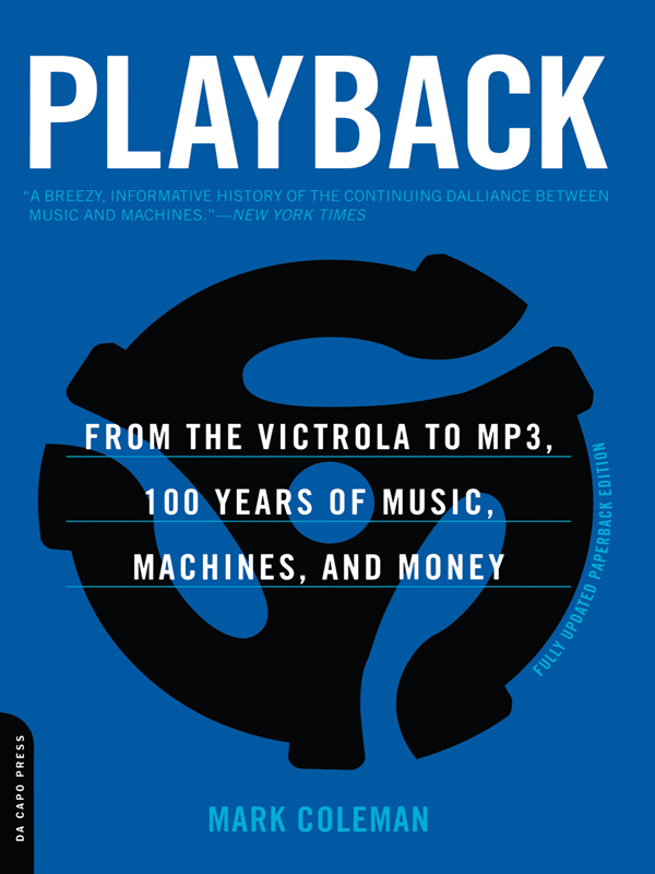 Playback ebook cover