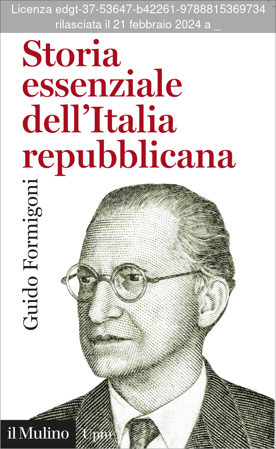 Storia essenziale dell'Italia repubblicana ebook cover