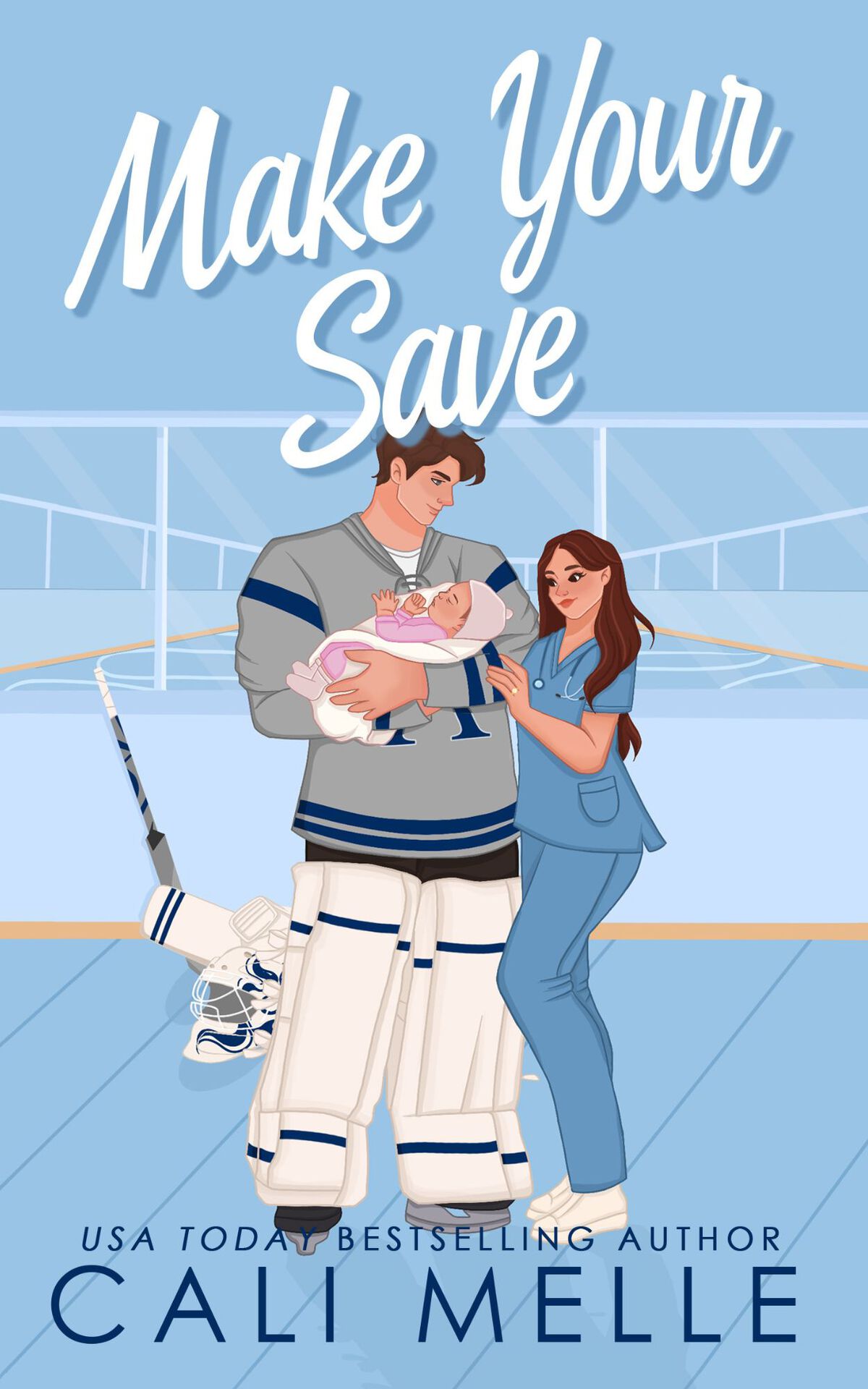 Make Your Save: A Single Dad Hockey Romance (Aston Archers Hockey Book 3) ebook cover