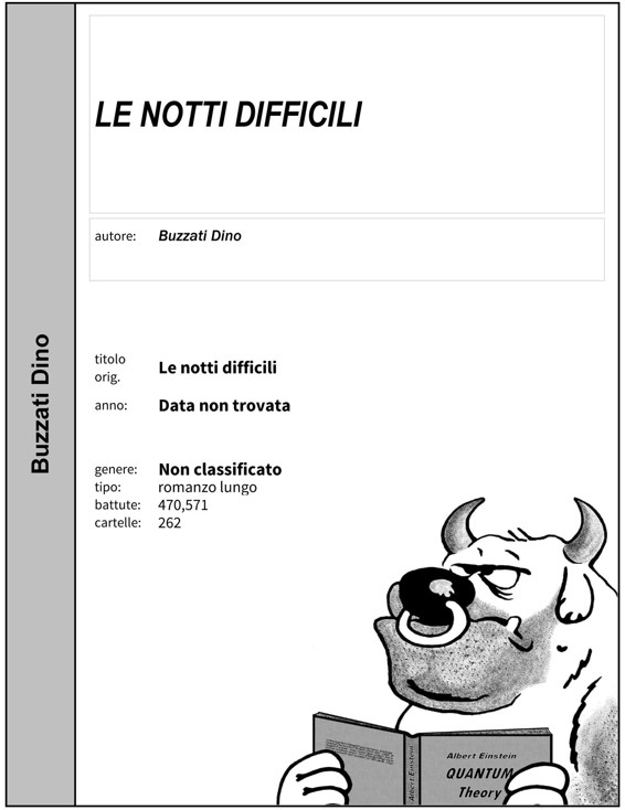 LE NOTTI DIFFICILI - [n.d.] - [n.c.] ebook cover