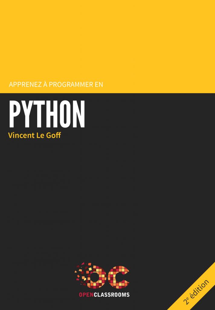Apprenez &Atilde;&nbsp; programmer en Python ebook cover