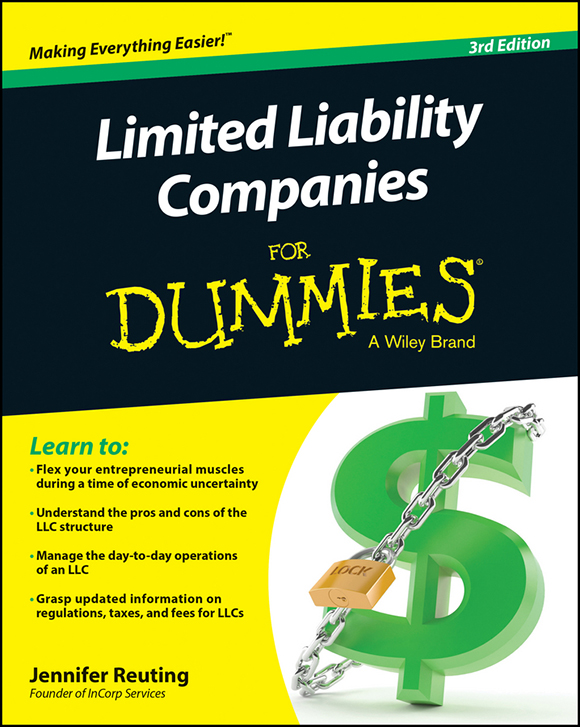 Limited Liability Companies For Dummies ebook cover