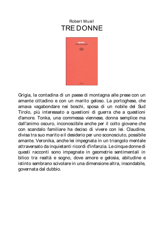 Robert Musil ebook cover