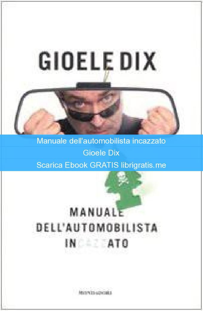 Manuale dell'automobilista incazzato ebook cover