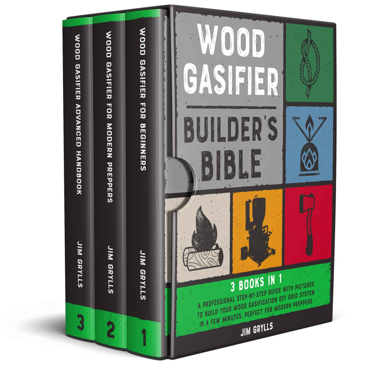 Wood Gasifier Builder's Bible [3 Books in 1] ebook cover