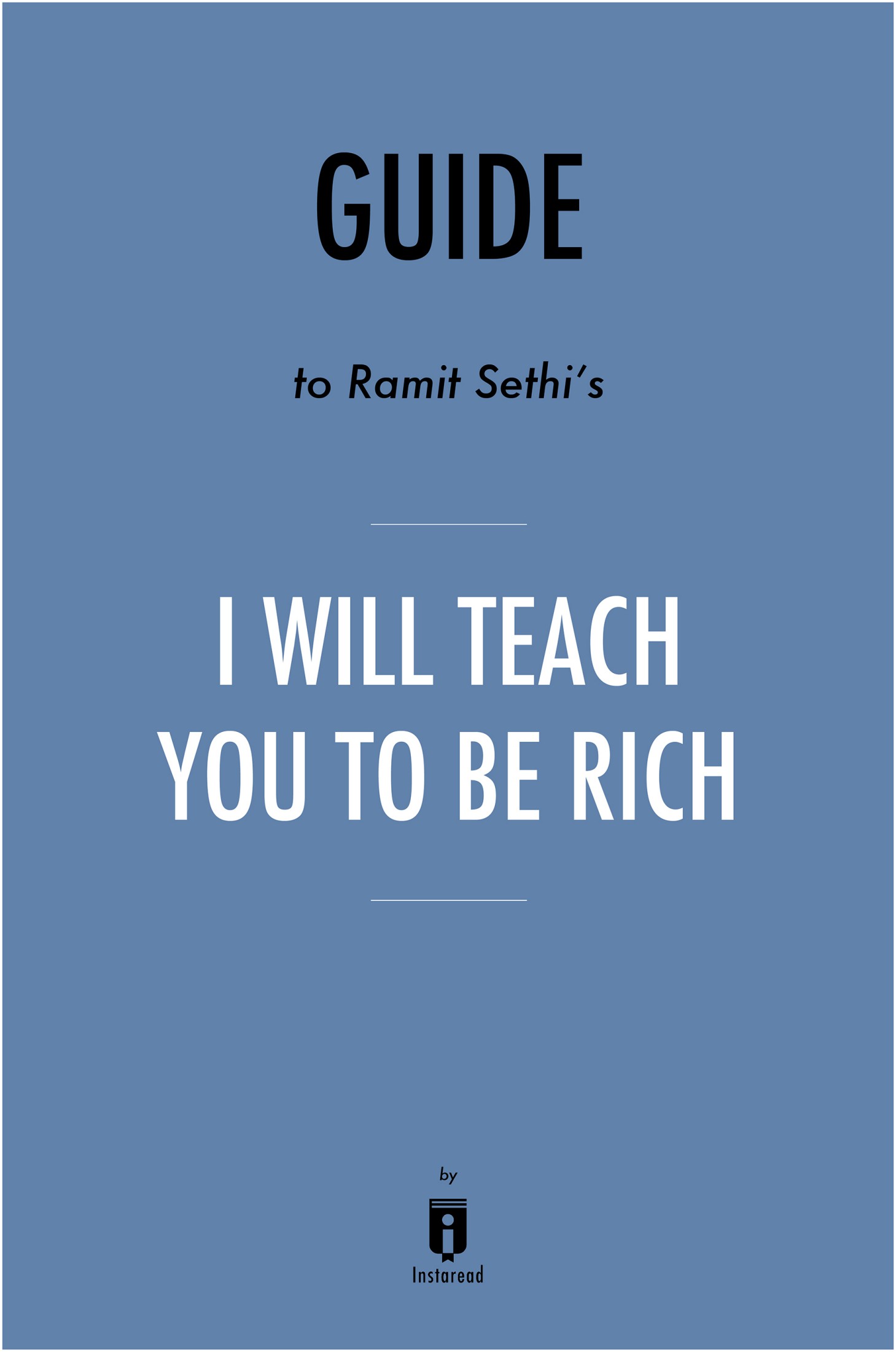 Summary of I Will Teach You to Be Rich ebook cover