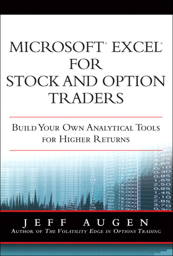Microsoft Excel for Stock and Option Traders ebook cover