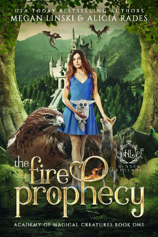 The Fire Prophecy (Hidden Legends: Academy of Magical Creatures Book 1) ebook cover