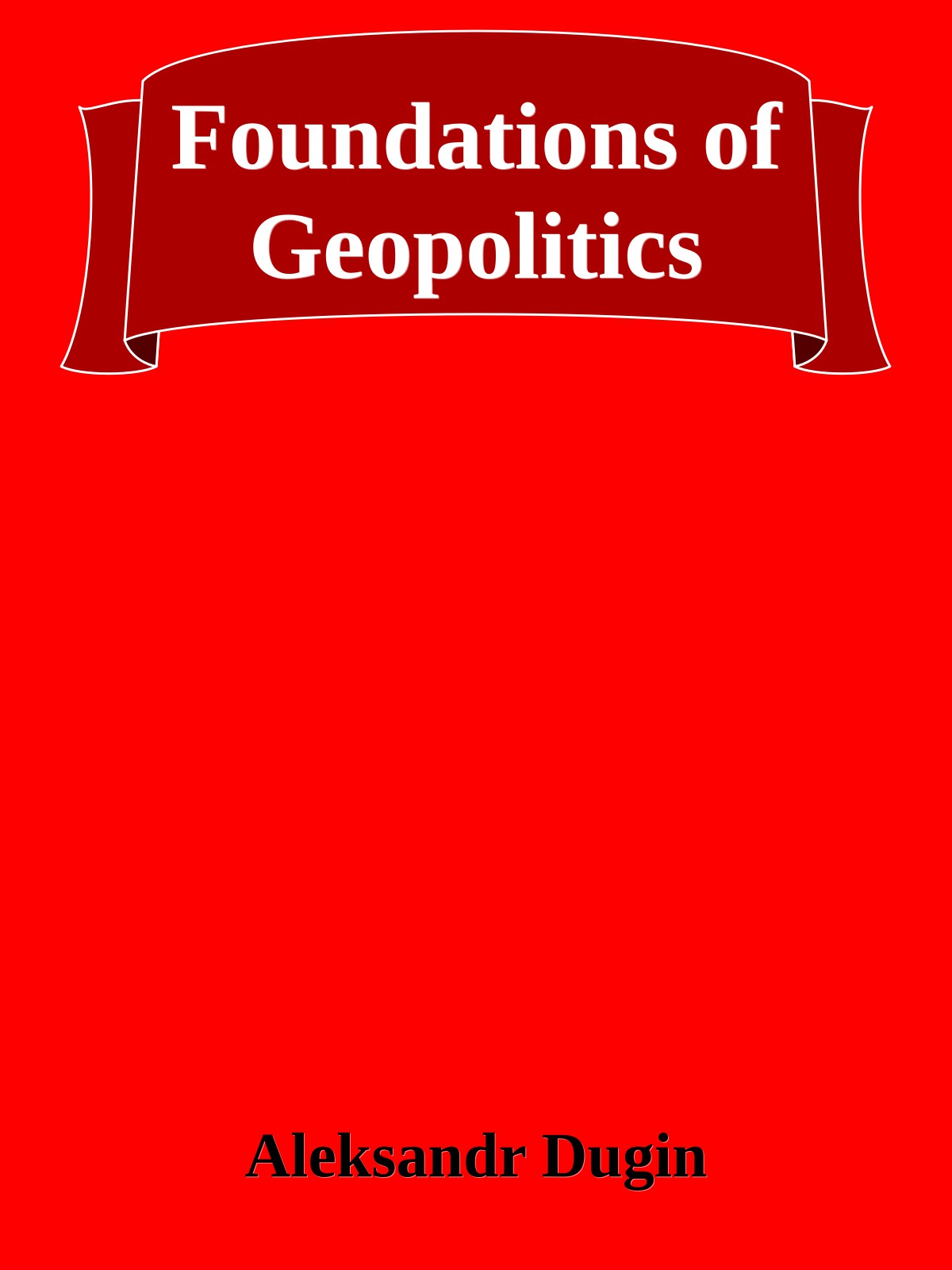 Foundations of Geopolitics ebook cover