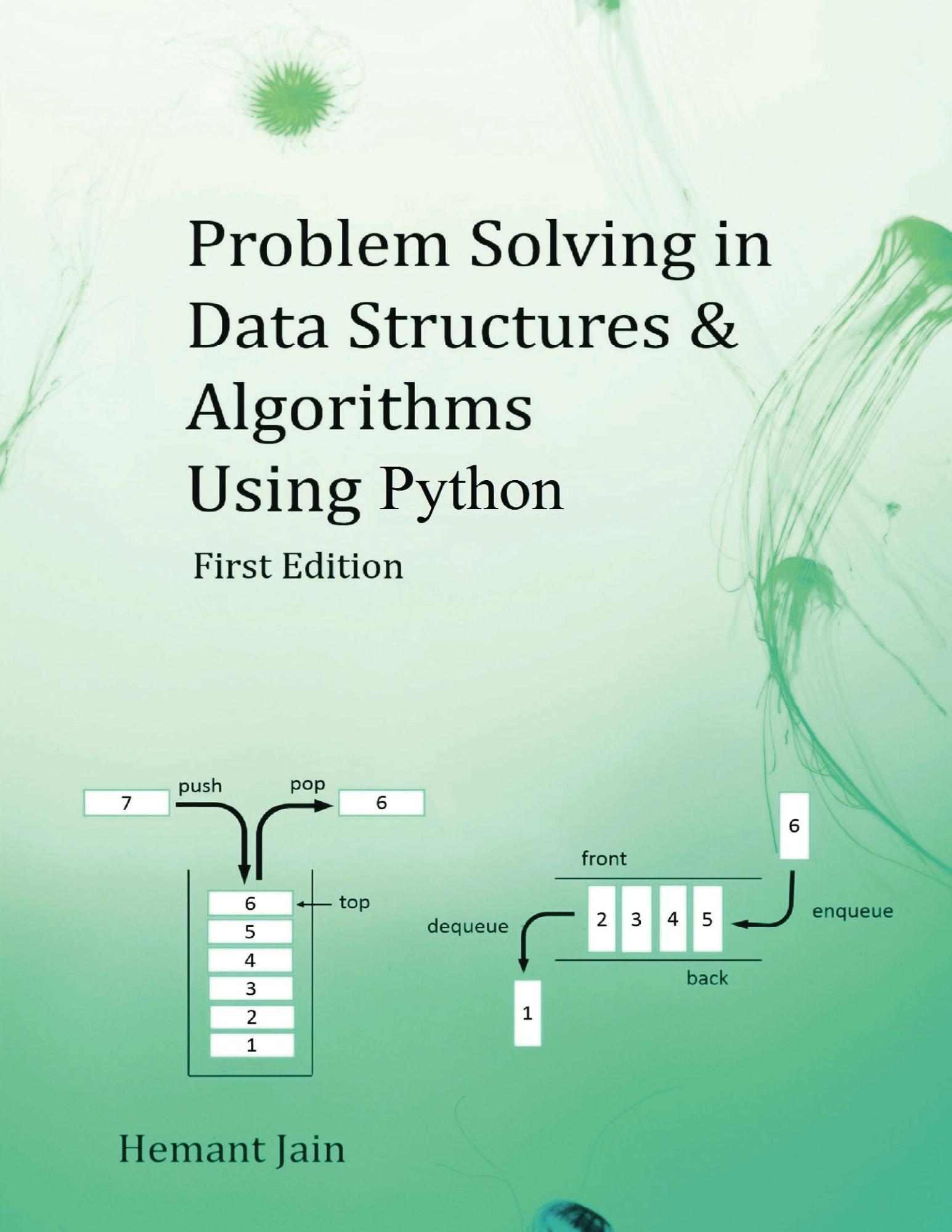 Problem Solving in Data Structures & Algorithms Using Python ebook cover