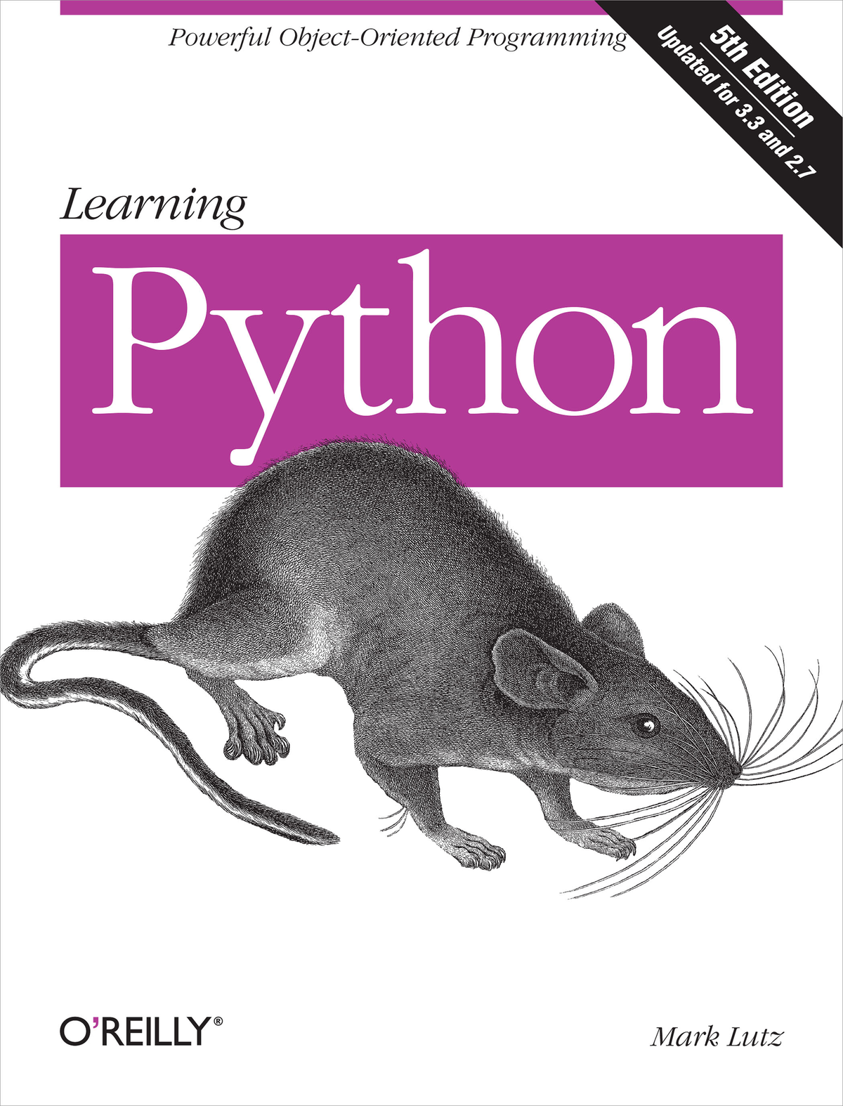 Learning Python (for james harold) ebook cover