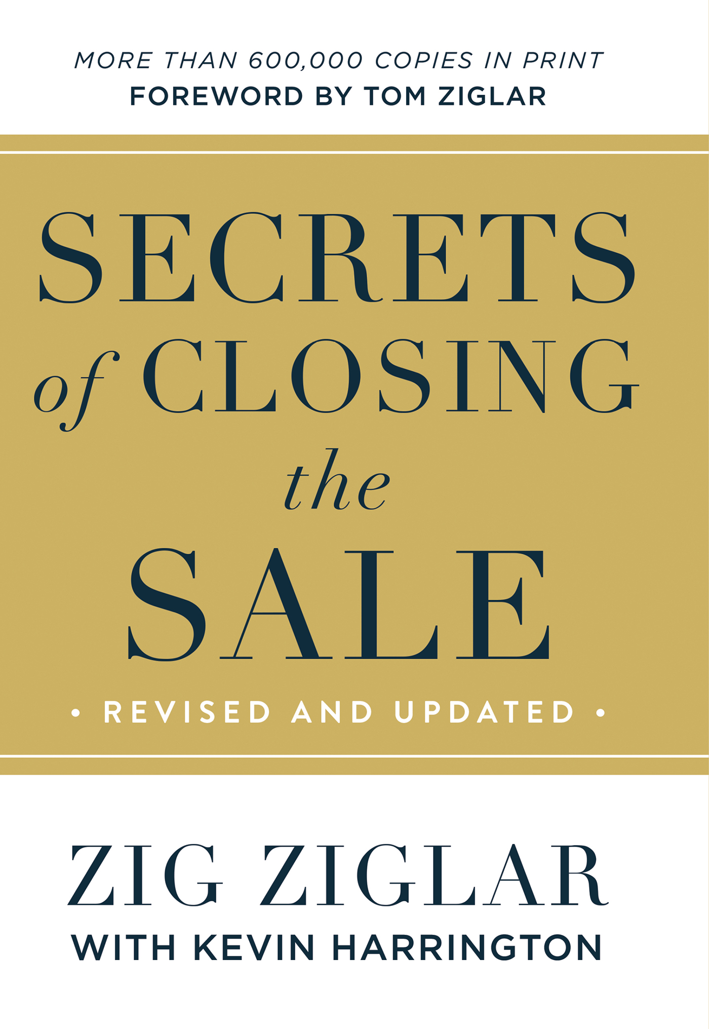 Secrets of Closing the Sale ebook cover