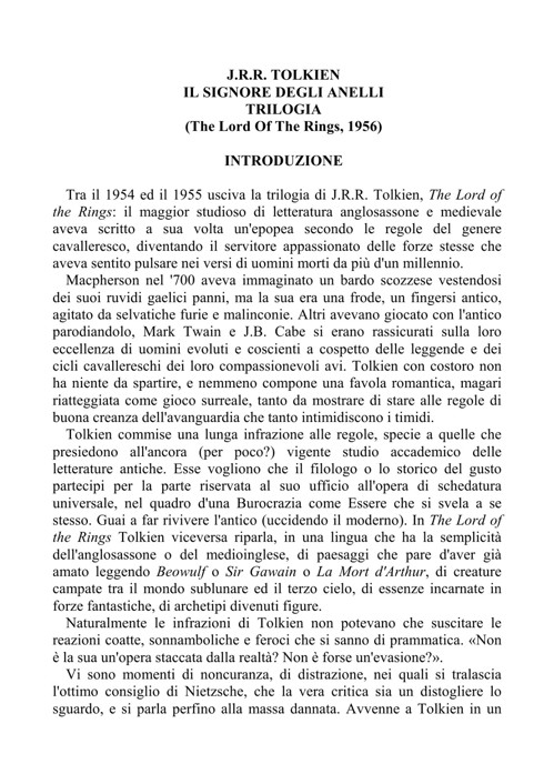 Il signore degli anelli - Trilogia ebook cover