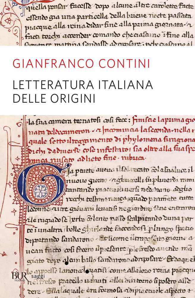 Letteratura italiana delle origini (Saggi) (Italian Edition) ebook cover