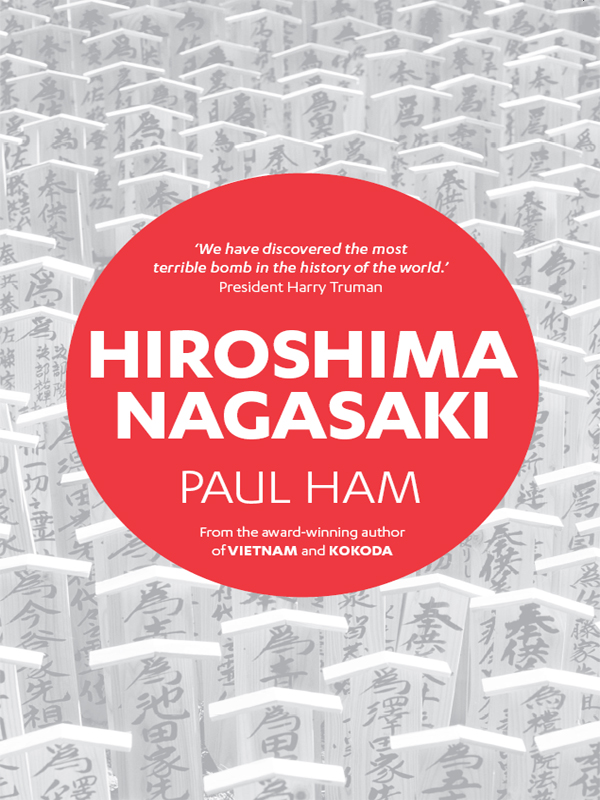 Hiroshima Nagasaki ebook cover