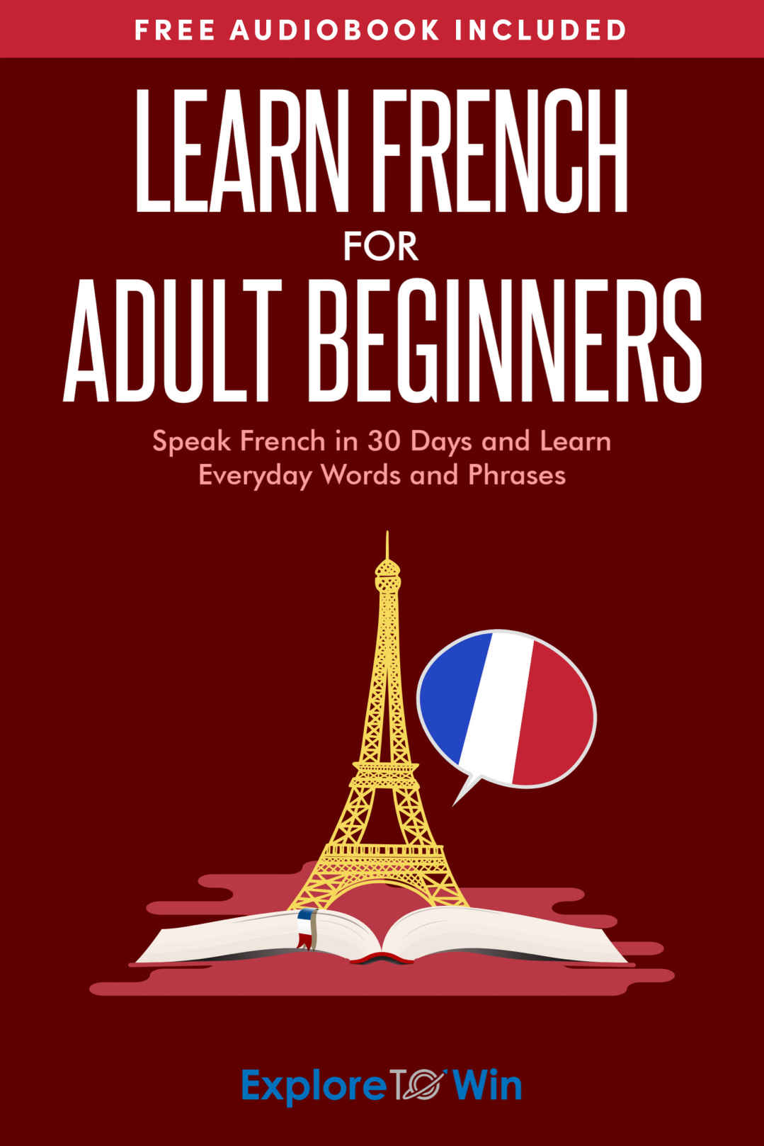 Learn French for Adult Beginners ebook cover